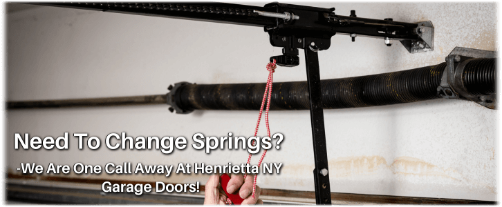 Broken Garage Door Spring Henrietta NY